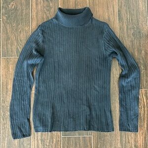 Navy blue turtleneck sweater size S